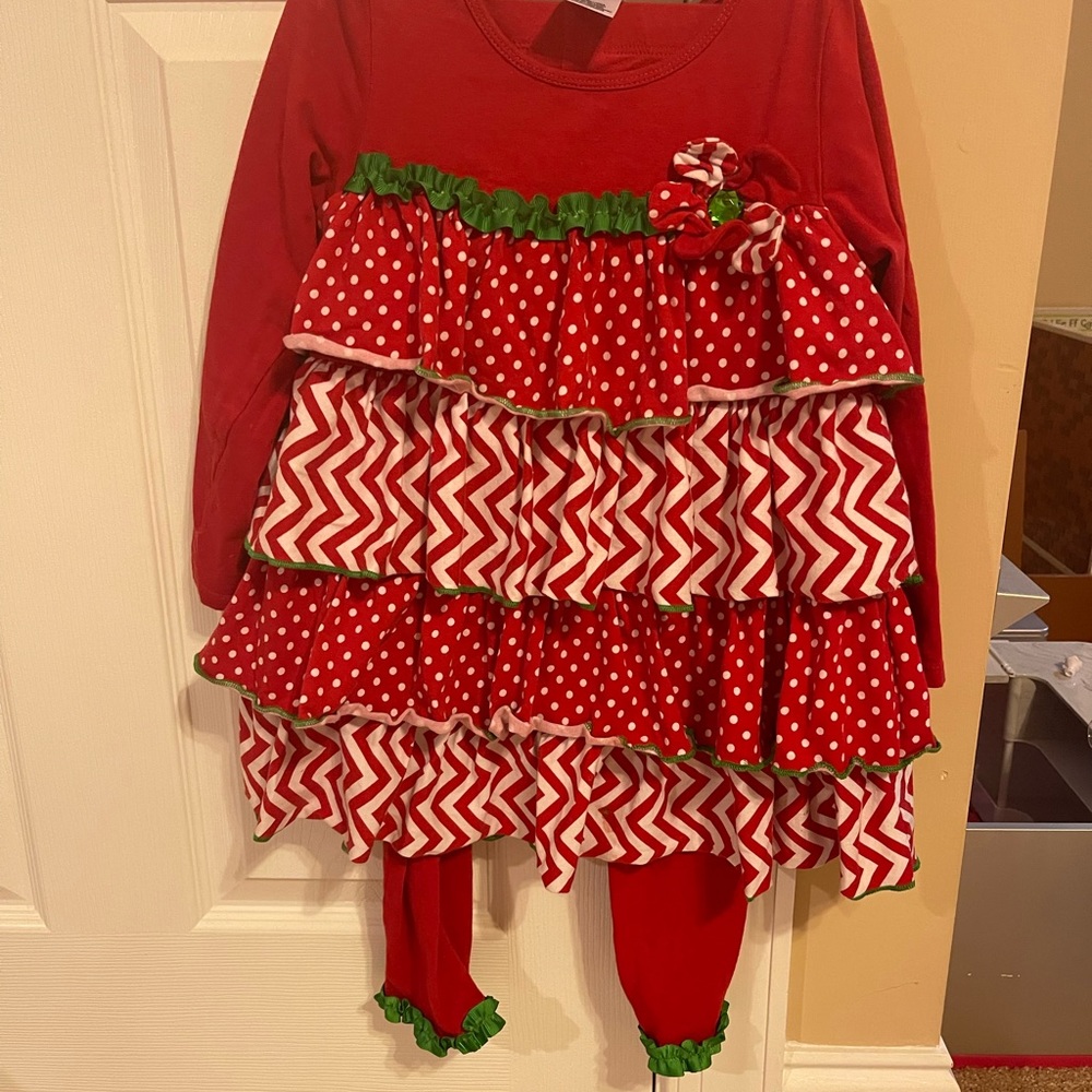 Bonnie and Jean holiday dress set